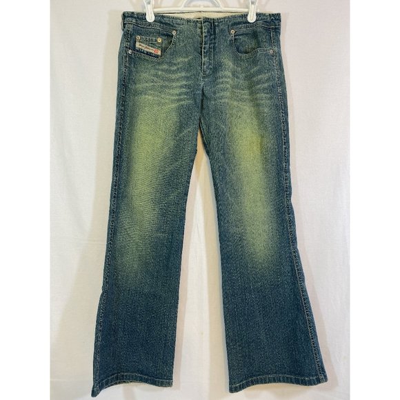 Diesel Medium Wash Boot Cut Jeans - Picture 1 of 12